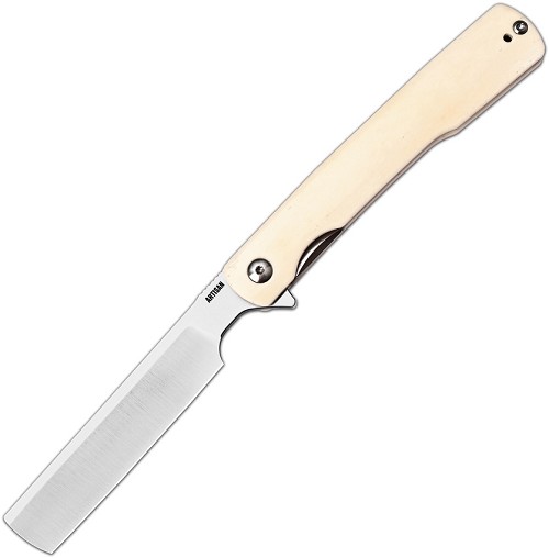 Artisan Orthodox V2 Linerlock Pocket Knife Bone - ATZ1883GBB 