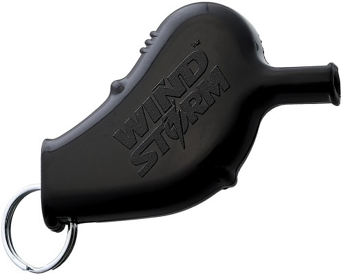 All Weather Storm Safety Whistles Windstorm Safety Whistle Black - AW6BK 