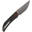 Tenable Tarkin Linerlock Pocket Knife Carbon Fiber Damascus - B1078A4 