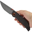 Tenable Tarkin Linerlock Pocket Knife Carbon Fiber Damascus - B1078A4 