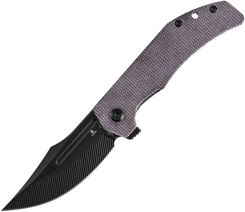 Tenable Orion Linerlock Pocket Knife Purple Micarta - B1089C1 