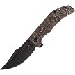 Tenable Orion Linerlock Pocket Knife Copper Foil - B1089C3 