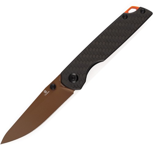 Tenable Mini Warrior Linerlock Pocket Knife Carbon Fiber - B2005A4 