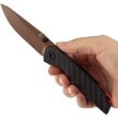 Tenable Mini Warrior Linerlock Pocket Knife Carbon Fiber - B2005A4 