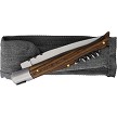BALDUB1042 Baladeo Laguiole Pocket Knife Corkscrew Zebra Wood 
