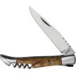 Baladeo Laguiole Pocket Knife with Corkscrew Olive Wood - BALDUB1045 