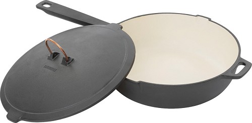 Barebones Living Enamel Lined Cast Iron Skillet - BARE1104 
