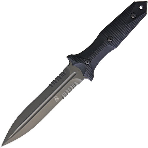 Bastinelli Creations Grozo Fixed Blade Knife Serrated - BAS214S 