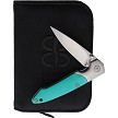 BB146B Brighten Blades Not So Heavy Metal Teal Linerlock Pocket Knife 