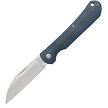 Bear & Son 4.5 Inch Blue Jean Micarta Wharncliff Slip Joint Pocket Knife - BC484MB 