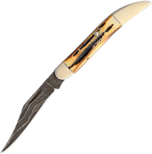 Bear & Son Stag Handle Toothpick Pocket Knife - BC5193D12 