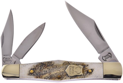 Buckcreek International Whittler Pocket Knife Deer Stag - BCI6308DS 