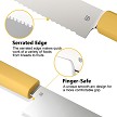 Butterfork Bread Knife Yellow - BF01BKYL 