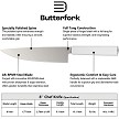 Butterfork Chefs Knife Light Gray - BF01CKLG 
