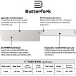 Butterfork Nakiri Knife Light Gray - BF01NKLG 