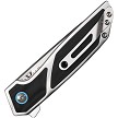 BG013 Begg Diamici Linerlock Pocket Knife Black G10 
