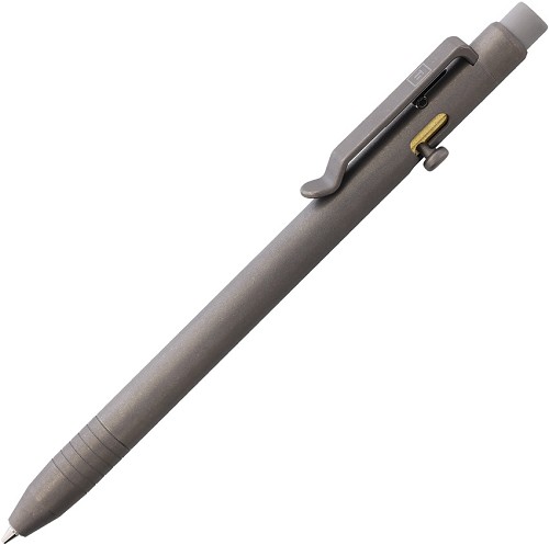 Big Idea Design Bolt Action Pencil Titanium Stonewash - BIG735284 