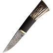 BenJahmin Fixed Blade Knife Stag/Wood - BKA022 
