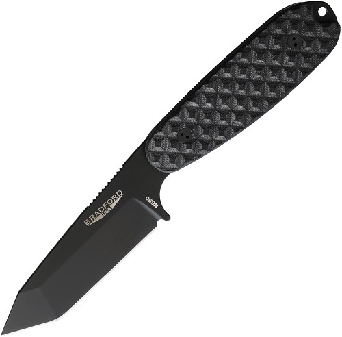 Bradford Guardian 3.5 Fixed Blade Knife Tanto Black - BRAD35T001B 