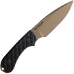 BRAD3FE001CB Bradford Guardian 3 Coyote Cerakote Fixed Blade Knife 
