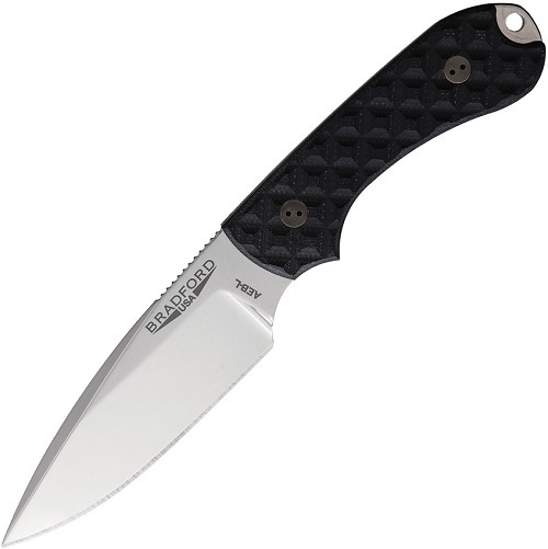 Bradford Guardian 3 HP Hunting Knife Textured Black - BRAD3FE001HP 