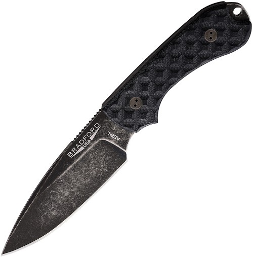 Bradford Knives Guardian 3 Knife Textured Black - BRAD3FE001NA 