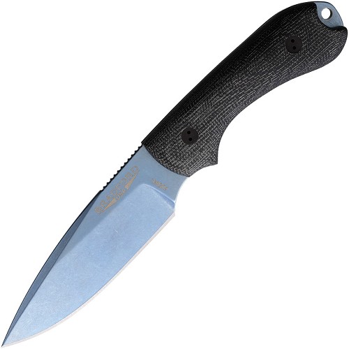 Bradford Knives Guardian 3 Fixed Blade Knife Blue PVD Micarta - BRAD3FE101PA 