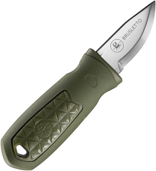 Brusletto Kongla Fixed Blade Knife OD Green - BRU10203 
