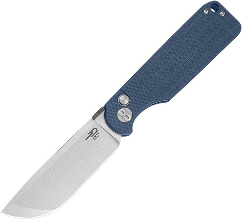 Bestech Knives Glok Button Lock Pocket Knife Gray - BTKG55B 
