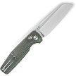 BTKG56B1 Bestech Slasher Axis Lock Pocket Knife Green 