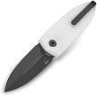BTKG57A5 Bestech Ququ Buttonlock Pocket Knife G10 White 