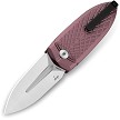 BTKG57B3 Bestech Ququ Buttonlock Pocket Knife Brown 