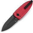 BTKG57B4 Bestech Ququ Buttonlock Pocket Knife Red 