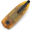 BTKG57D2 Bestech Ququ Buttonlock Pocket Knife Ultem Black 
