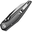 Bestech Snakebird Button Lock Pocket Knife Black - BTKG58B 