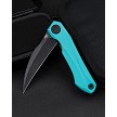 BTKG59F Bestech Ivy Linerlock Pocket Knife Black/Teal 