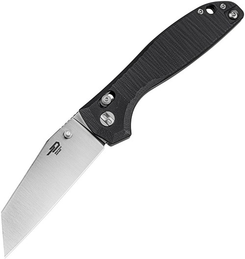 Bestech Liger Crossbar Lock Pocket Knife Black - BTKG61A 
