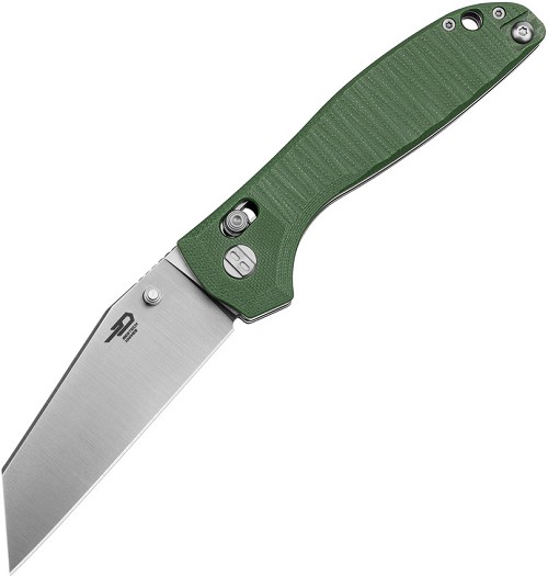 Bestech Liger Crossbar Lock Pocket Knife OD Green - BTKG61B 