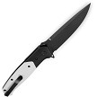 BTKG62A Bestech Swordfish Button Lock Pocket Knife White 