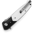 BTKG62B Bestech Swordfish Button Lock Pocket Knife White 