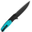 BTKG62E Bestech Swordfish Button Lock Pocket Knife Blue 