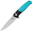 Bestech Swordfish Button Lock Pocket Knife Blue - BTKG62F 