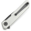 BTKMK03H Bestech Knives Miniature Dundee Linerlock Pocket Knife White 