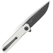 BTKMK03H Bestech Knives Miniature Dundee Linerlock Pocket Knife White 