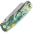 Bestech Cicadas Wing Button Lock Pocket Knife Resin - BTKMK06P 