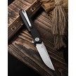 BTKMK08B Bestech Bestechman Miniature Dundee Linerlock Pocket Knife White 