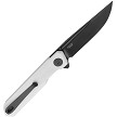 BTKMK08B Bestech Bestechman Miniature Dundee Linerlock Pocket Knife White 