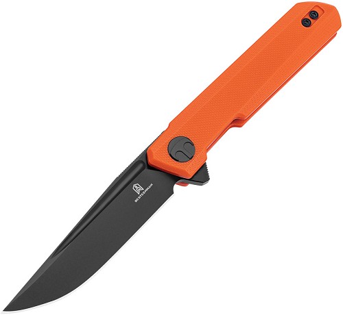 Bestech Bestechman Miniature Dundee Linerlock Pocket Knife Orange - BTKMK08C 
