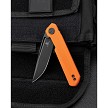 BTKMK08C Bestech Bestechman Miniature Dundee Linerlock Pocket Knife Orange 