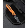 BTKMK08C Bestech Bestechman Miniature Dundee Linerlock Pocket Knife Orange 